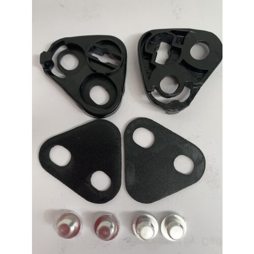 KLIM Krios Pro Hinge plate (Set of 2) Black