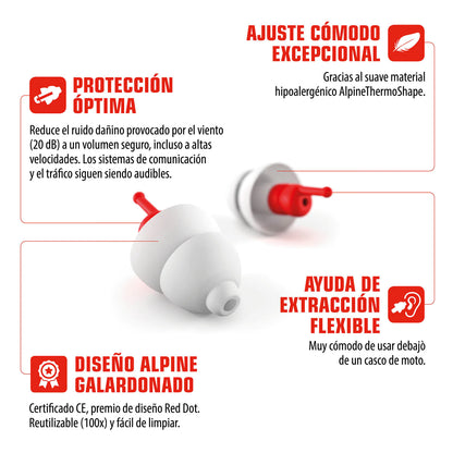 Moto Safe Pro earplugs