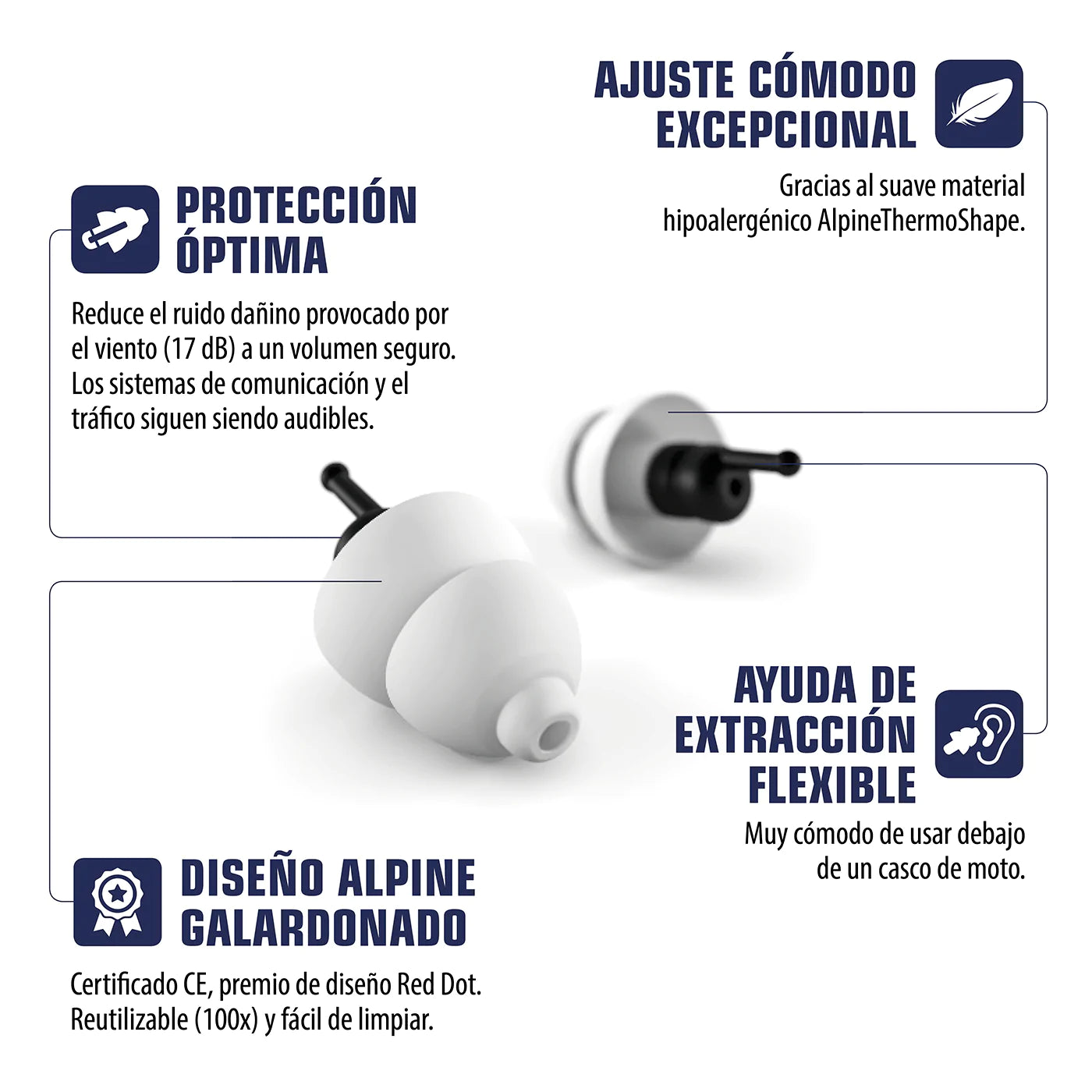 Moto Safe Pro earplugs